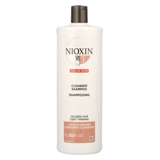 Nioxin System 3 Cleanser Shampoo For Colored Hair - 33.8 oz