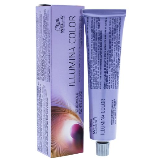 Illumina Color Permanent Creme Hair Color - 8 Light Blonde-Neutral by Wella for Unisex - 2 oz Hair C