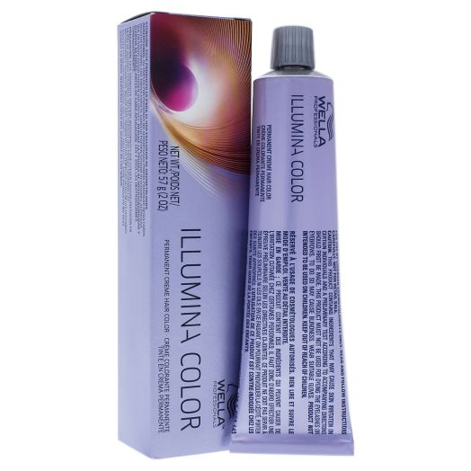 Illumina Color Permanent Creme Hair Color - 8 1 Light Blonde-Ash by Wella for Unisex - 2 oz Hair Color
