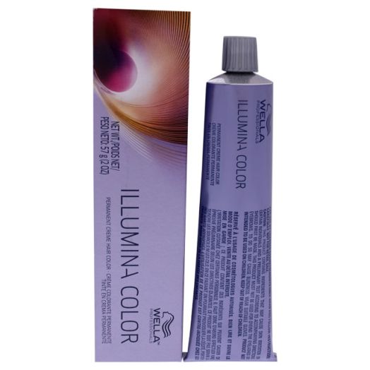 Illumina Color Permanent Creme Hair Color - 6 Dark Blonde/Pure by Wella for Unisex - 2 oz Hair Color