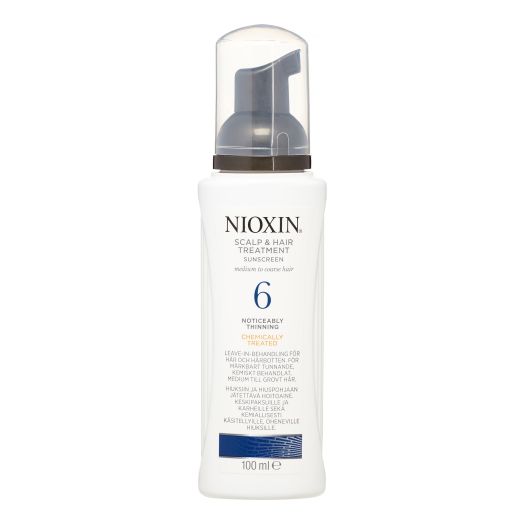 Nioxin System 6 Scalp Treatment 3.38 oz for Medium to Coarse Hair, Noticeably Thinning