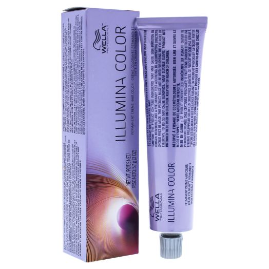 Illumina Color Permanent Creme Hair Color - 8 69 Light Blonde-Violet Cendre by Wella for Unisex - 2