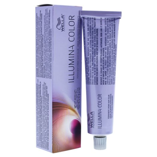 Illumina Color Permanent Creme Hair Color - 5 02 Light Brown-Natural Matt by Wella for Unisex - 2 oz Hair Color