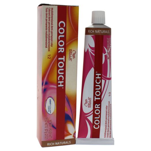 Color Touch Demi-Permanent Hair Color - 7 97 Medium Blonde-Cendre Brown by Wella for Unisex - 2 oz Hair C