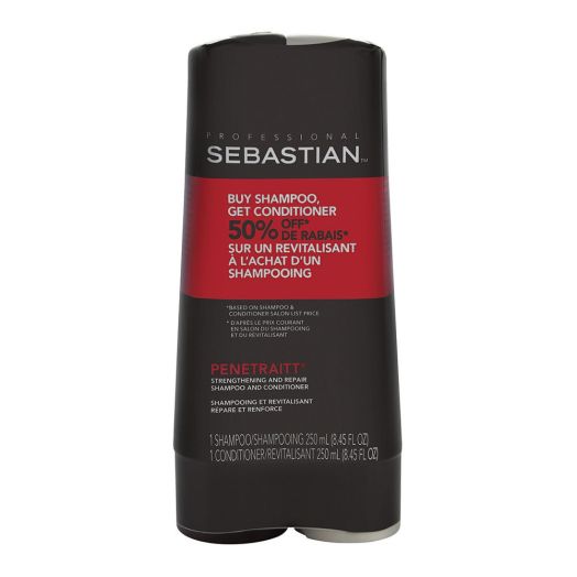 Sebastian Penetraitt Strengthening and Repair Shampoo and Conditioner 2 x 8.45 oz DUO