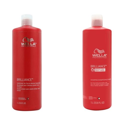 Wella Brilliance Shampoo and Conditioner, 33.8 oz