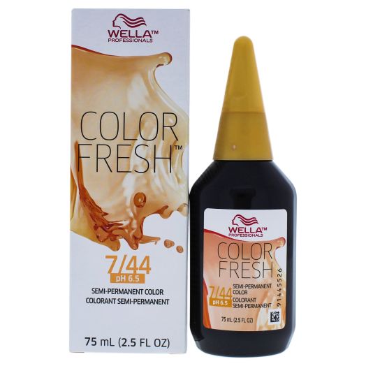 Color Fresh Semi-Permanent Hair Color - 7 44 Medium Blonde-Intense Red