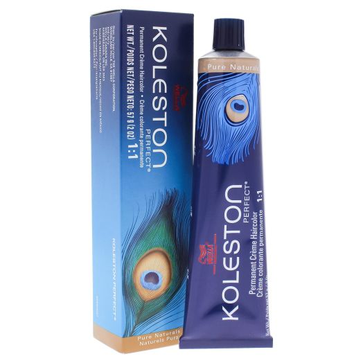 Koleston Perfect Permanent Creme Haircolor - 55 0 Intense Light Brown-Natural by Wella for Unisex - 2 oz Hair Color
