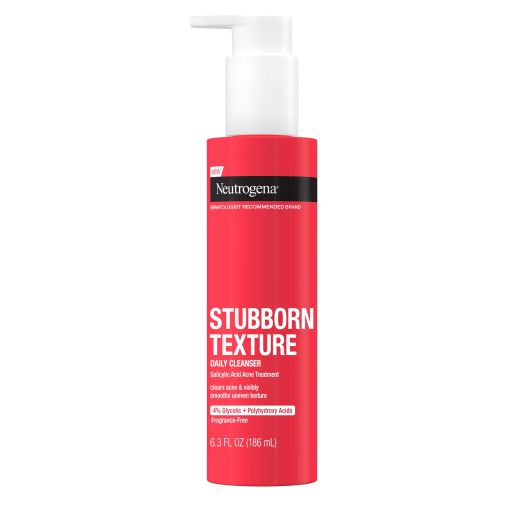 Neutrogena Stubborn Texture Acne Cleanser, Salicylic Acid, 6.3 fl. oz