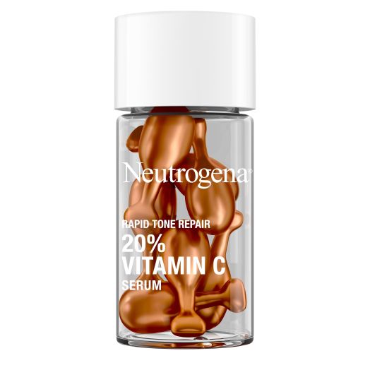 Neutrogena Rapid Tone Repair 20% Vitamin C Face Serum Capsules, 7 ct