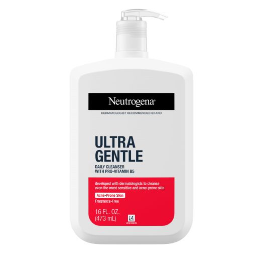 Neutrogena Ultra Gentle Daily Face Cleanser, Fragrance-Free, 16 fl. oz