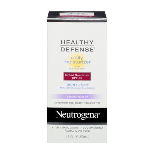 Neutrogena Healthy Defense Sensitive Moisturizer, SPF 50, 1.7 fl. oz