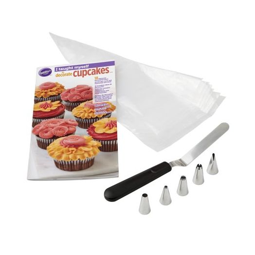 Wilton "I Taught Myself To Decorate Cupcakes" Cupcake Decorating Book Set - How To Decorate Cupcakes