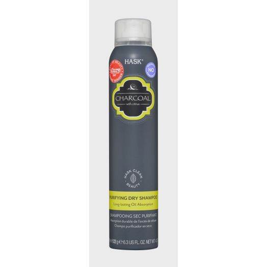 Hask Charcoal & Citrus Purifying Aluminum-Free Oil Control Dry Shampoo, 6.3 fl oz