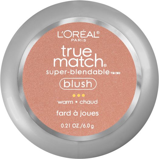 L'Oreal Paris True Match Super-Blendable Blush, Soft Powder Texture, Barely Blushing, 0.21 oz