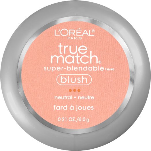 L'Oreal Paris True Match Super-Blendable Blush, Soft Powder Texture, Innocent Flush, 0.21 oz