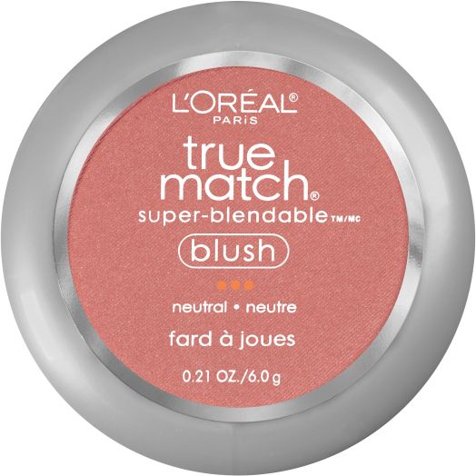 L'Oreal Paris True Match Super-Blendable Blush, Soft Powder Texture, Apricot Kiss, 0.21 oz