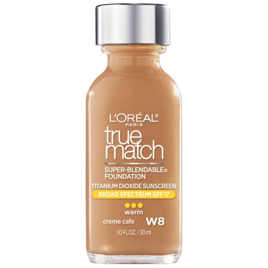 L'Oreal Paris True Match Super-Blendable Liquid Foundation, Creme Cafe, 1 fl. oz.