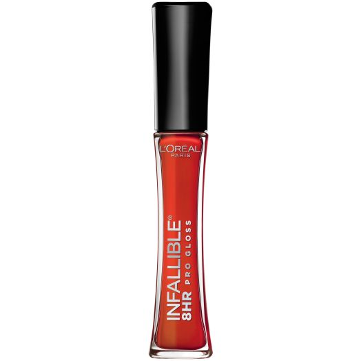 L'Oreal Paris Infallible 8 Hour Pro Lip Gloss, hydrating finish, Fiery, 0.21 fl. oz.