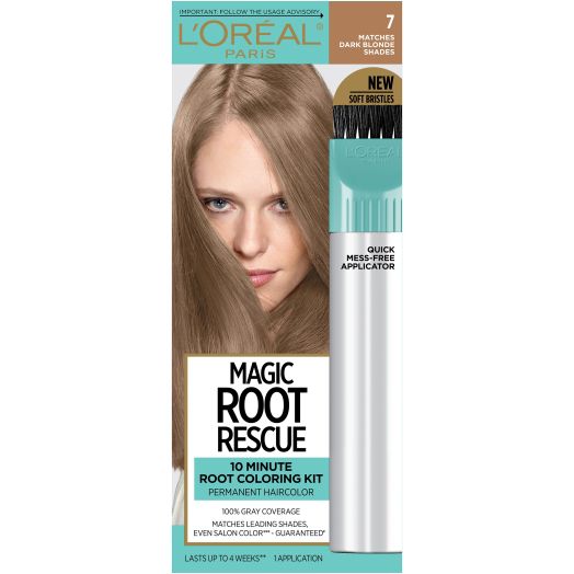 L'Oreal Paris Magic Root Rescue 10 Minute Hair Coloring Kit, 7 Dark Blonde, 1 Kit