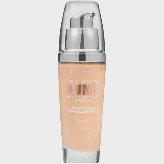 L'Oreal Paris True Match Lumi Healthy Luminous Makeup SPF 19, N3 Natural Buff, 1 fl. oz.
