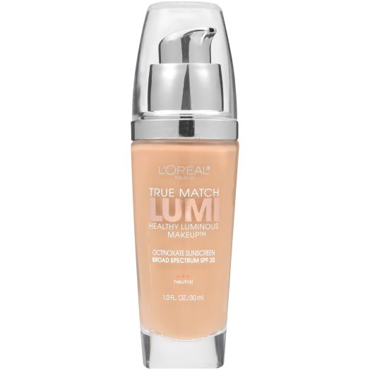 L'Oreal Paris True Match Lumi Healthy Luminous Makeup SPF 19, N4 Buff Beige, 1 fl. oz.