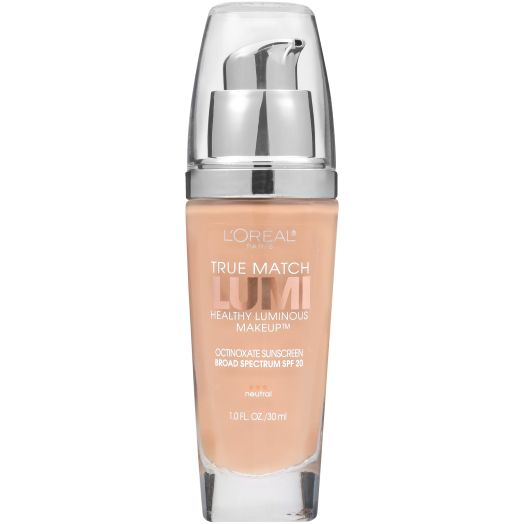L'Oreal Paris True Match Lumi Healthy Luminous Makeup SPF 19, N5 True Beige, 1 fl. oz.