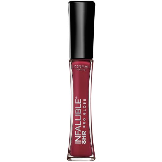 L'Oreal Paris Infallible 8 Hour Pro Lip Gloss, hydrating finish, Glistening Berry, 0.21 fl. oz.