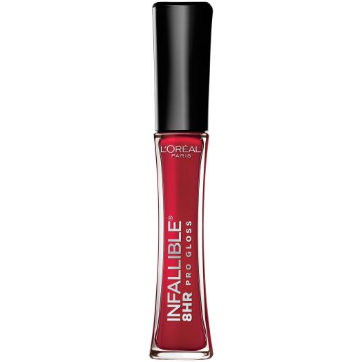 L'Oreal Paris Infallible 8 Hour Pro Lip Gloss, hydrating finish, Red Fatale, 0.21 fl. oz.