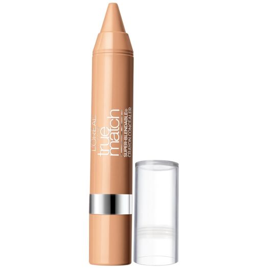 L'Oreal Paris True Match Super Blendable Crayon Concealer, Light/Medium Warm, 0.1 oz.