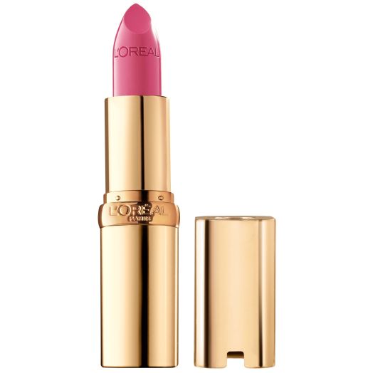 L'Oreal Paris Colour Riche Original Satin Lipstick for Moisturized Lips, Pink Flamingo, 0.13 oz.