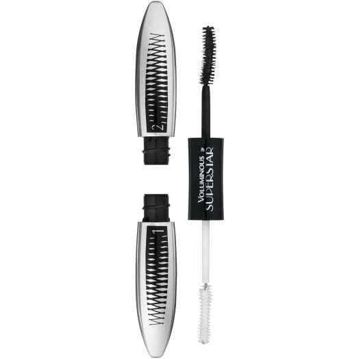 L'Oreal Paris Voluminous Superstar Washable Mascara, Blackest Black, 0.41 fl oz