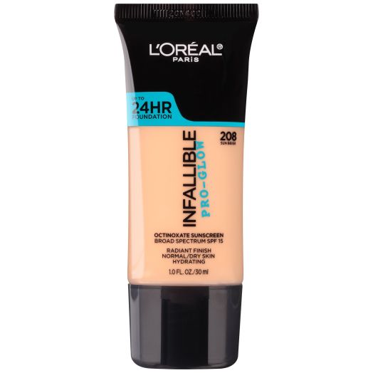 L'Oreal Paris Infallible Pro-Glow Foundation, Sun Beige, 1 fl oz