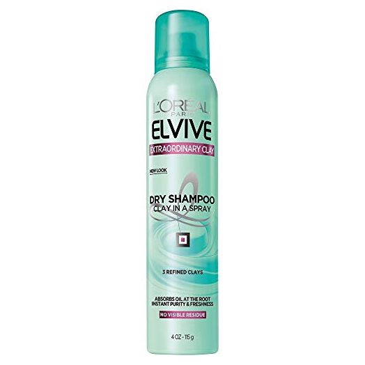 L'Oréal Paris Elvive Extraordinary Clay Dry Shampoo, 4 oz. (Packaging May Vary)