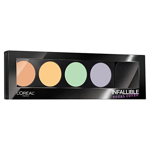 L'Oréal Paris Infallible Total Cover Color Correcting Kit, 0.17 oz.