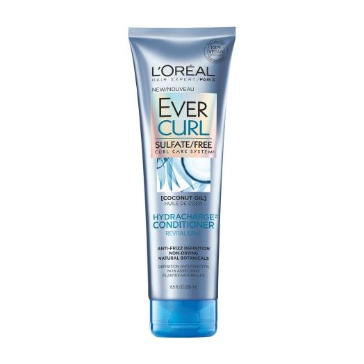 L'Oreal Paris EverCurl Hydracharge Sulfate Free Conditioner, 8.5 Fl Oz