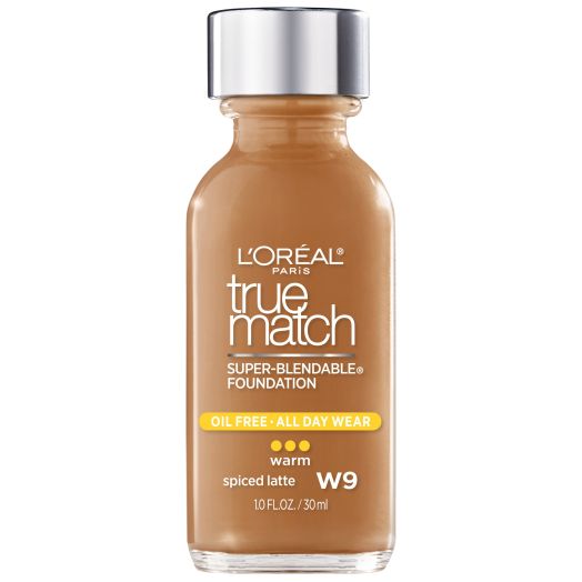 L'Oreal Paris True Match Super-Blendable Liquid Foundation, Spiced Latte, 1 fl. oz.