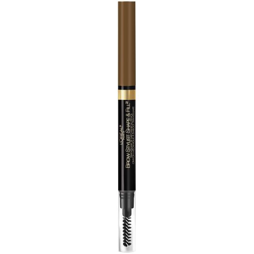 L'Oreal Paris Brow Stylist Shape & Fill Mechanical Eye Brow Makeup Pencil, Dark Blonde, 0.008 oz.