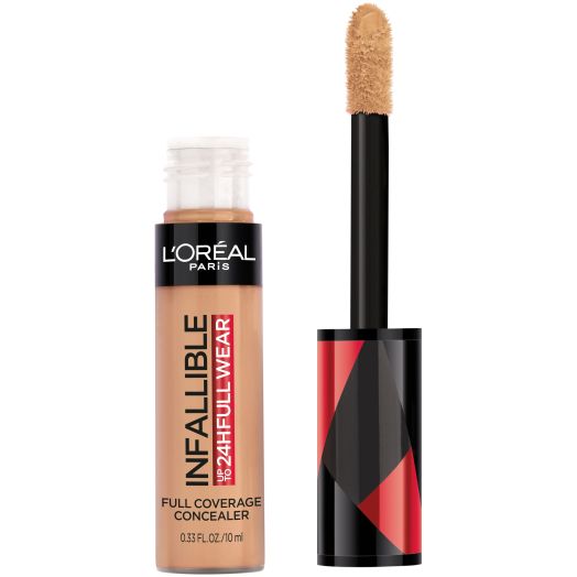 L'Oreal Paris Infallible Full Wear Concealer up to 24H Full Coverage, Caramel, 0.33 fl oz