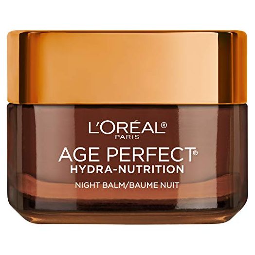 L'Oreal Paris Skincare Age Perfect Hydra Nutrition Ultra Nourishing Honey Night Balm, Face Moisturizer to Comfort, Improve Resilience on Dry Skin, Manuka Honey and Nurturing Oils, 1.7 oz.