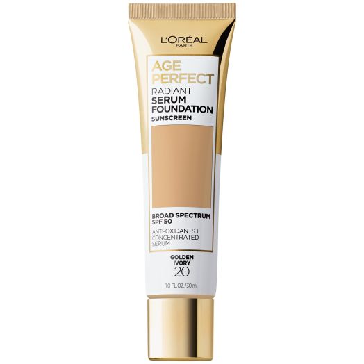 L'Oreal Paris Age Perfect Radiant Serum Foundation with SPF 50, Golden Ivory, 1 fl. oz. | L'Oreal Paris