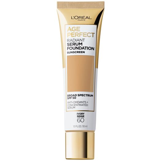 L'Oreal Paris Age Perfect Radiant Serum Foundation with SPF 50, Ivory Beige, 1 fl. oz. | L'oreal Paris