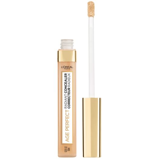 L'Oreal Paris Age Perfect Radiant Concealer with Hydrating Serum, Natural Beige, 0.23 fl. oz.