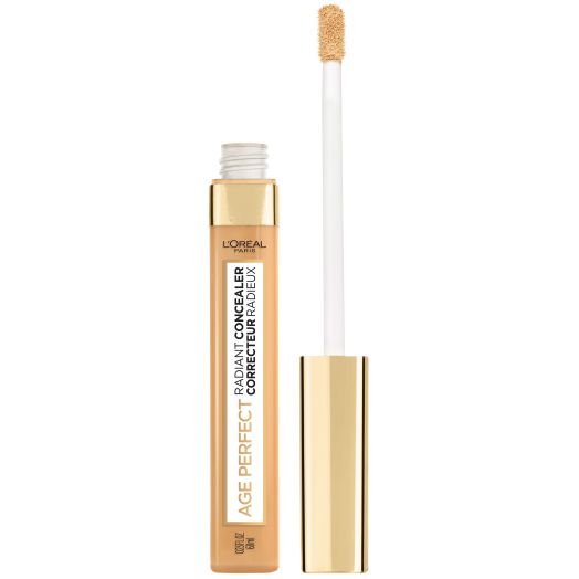 L'Oreal Paris Age Perfect Radiant Concealer with Hydrating Serum, Honey Rose, 0.23 fl. oz.