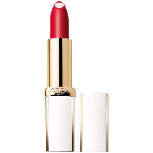 L'Oreal Paris Age Perfect Luminous Hydrating Lipstick + Nourishing Serum, Flaming Carmin, 0.13 oz.