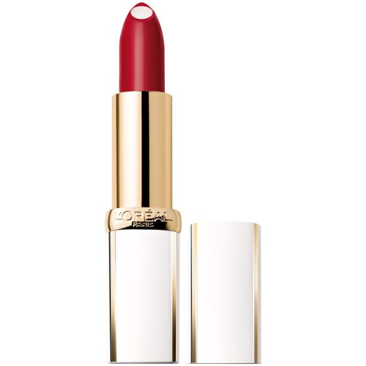 L'Oreal Paris Age Perfect Luminous Hydrating Lipstick + Nourishing Serum, Sublime Red, 0.13 oz.
