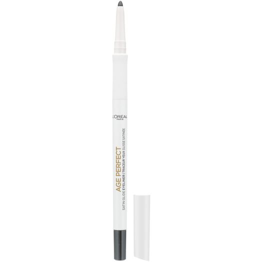 L'Oreal Paris Age Perfect Satin Glide Eyeliner with Mineral Pigments, Charcoal, 0.012 oz