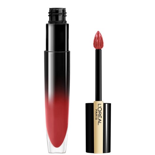 L'Oreal Paris Brilliant Signature Shiny Lip Stain Lipstick, Be Fiery, 0.21 fl. oz.