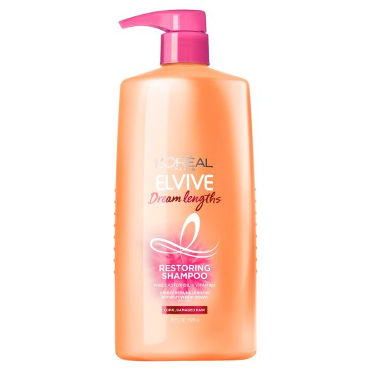 L'Oreal Paris Elvive Restoring Shampoo with Castor Oil, 28 fl oz