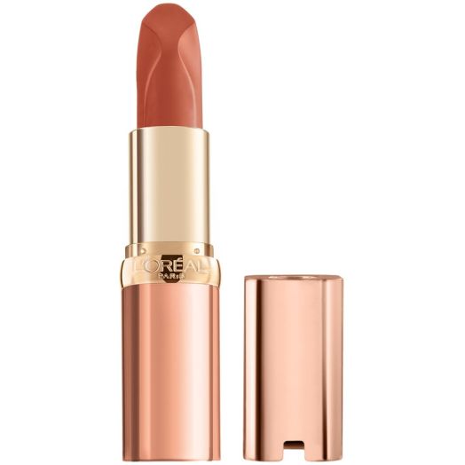 L'Oreal Paris Colour Riche Les Nus Intense Lipstick, intensely pigmented, Nu Excessif, 0.13 oz.